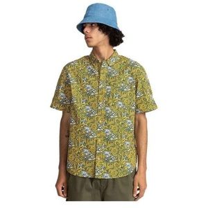NWT Men’s Element Green Garden Poplin Short Sleeve Shirt